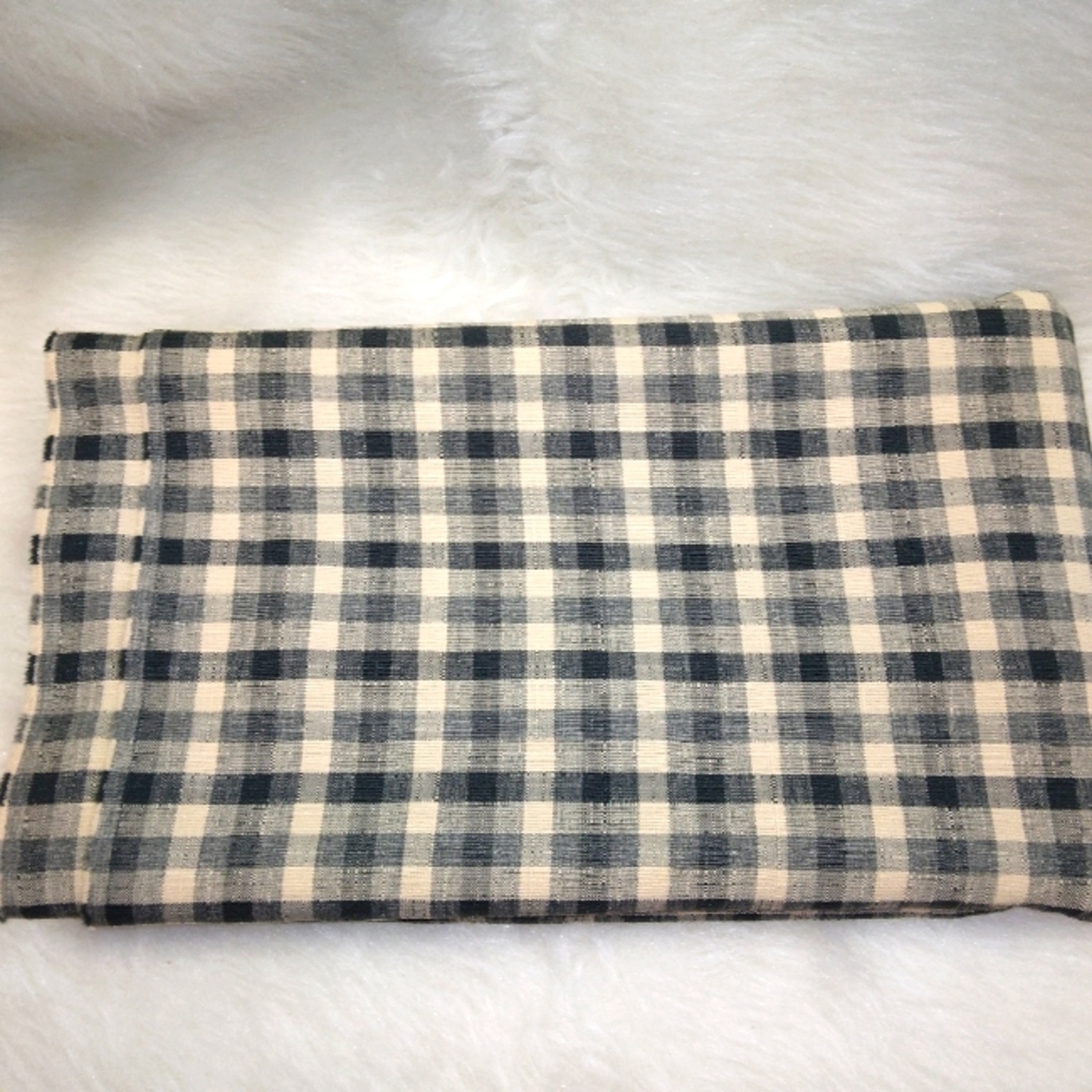 FABRIC Linen Look Synthetic Green Plaid home decor fabric, 2 yards x 54 …